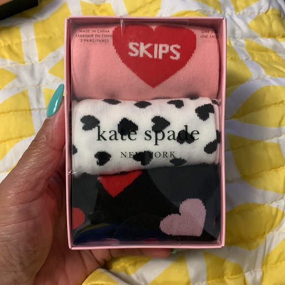 Kate spade 3 pack socks nwot. - Picture 3 of 3